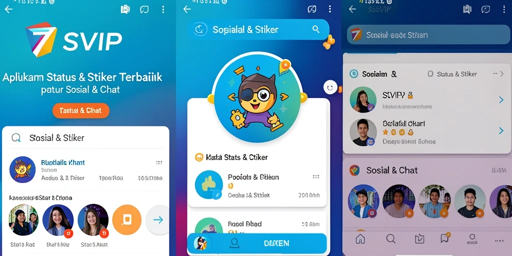 Tampilan antarmuka 7SVIP yang menarik dan intuitif.