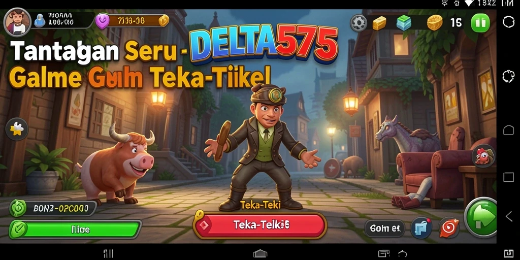 Antarmuka menarik dari game Teka-Teki DELTA575 yang penuh tantangan.