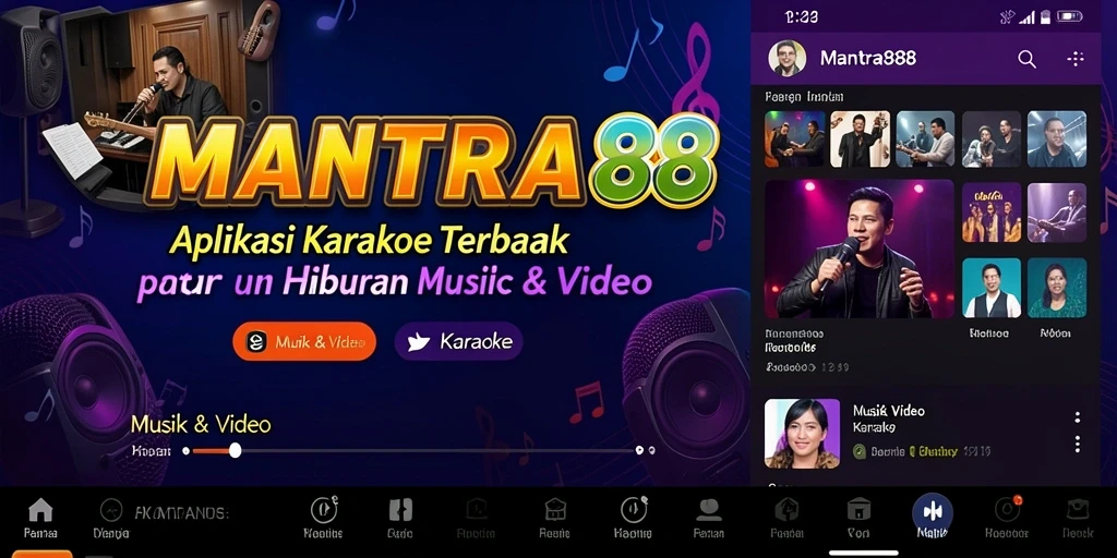 Antarmuka aplikasi MANTRA88 yang intuitif dan menarik.