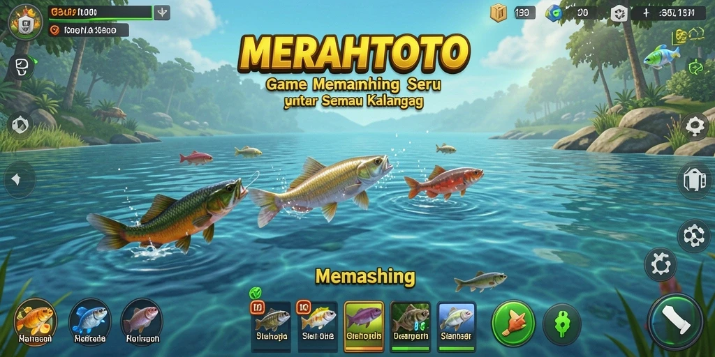 Tampilan antarmuka menarik dan fungsional dalam MERAHTOTO.