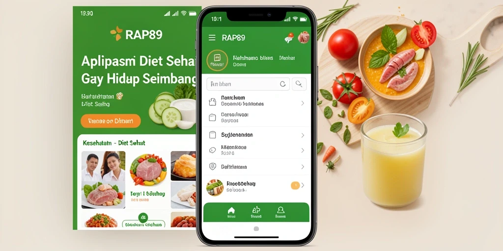 Tampilan antarmuka RAP89 yang menarik dan mudah dipahami.