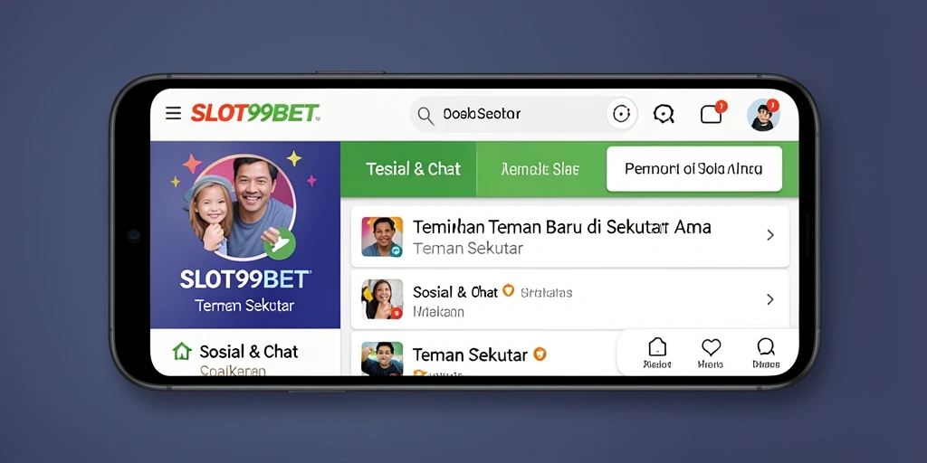 Tampilan antarmuka SLOT99BET yang ramah pengguna.
