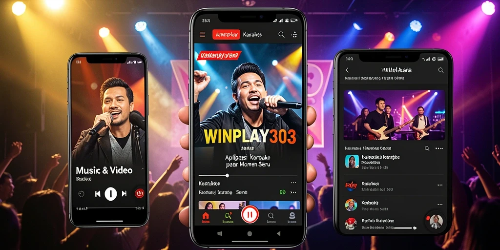 Tampilan antarmuka WINPLAY303 yang menarik saat digunakan untuk karaoke.