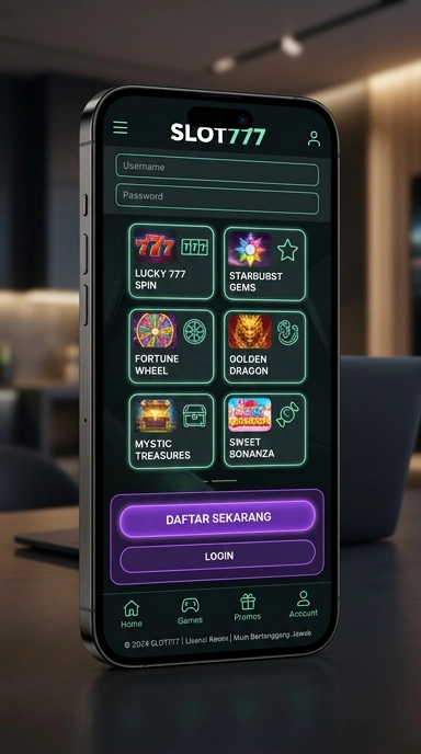 Cara Mudah Buat Akun Baru Slot777 di Android